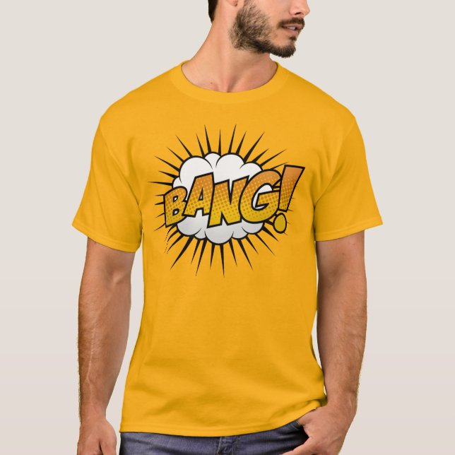 T-shirt Bande dessinée Art Bang Bubble (Devant)