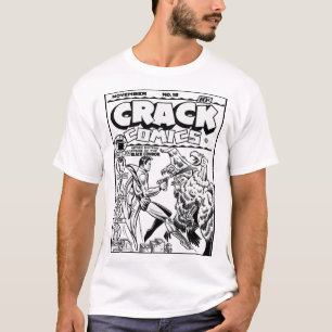T-shirt bande dessinée CRACK des années 1940
