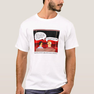 T-shirt Bande dessinée de champ visuel de glaucome