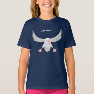 T-shirt Bande dessinée de l'oiseau mûre albatros