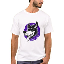 Bande dessinée de loup solitaire de Howlin