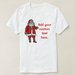 T-shirt Bande dessinée de Noël du père noël personnali