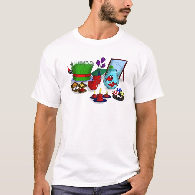 T-shirt Bande dessinée de Norooz (Devant)