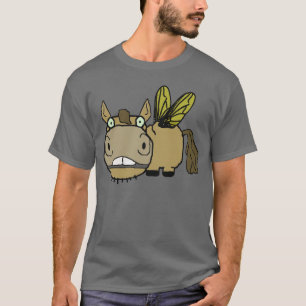 T-shirt Bande dessinée de taon de cheval de Schnozzle