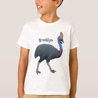 T-shirt Bande dessinée d'oiseau joyeux