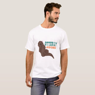 T-shirt Bande dessinée drôle Otterly animal de loutre