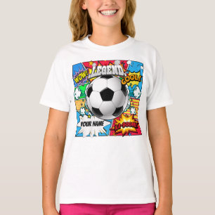 T-shirt Bande dessinée du football