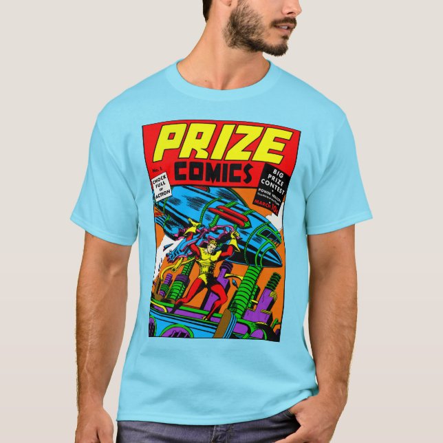 T-shirt Bande dessinée du PRIX des années 1940 (Devant)