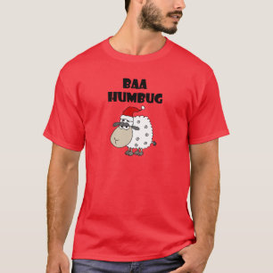 T-shirt Bande dessinée fumiste de Noël de bêlement drô