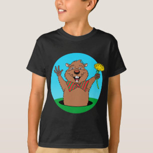 T-shirt Bande dessinée Groundhog