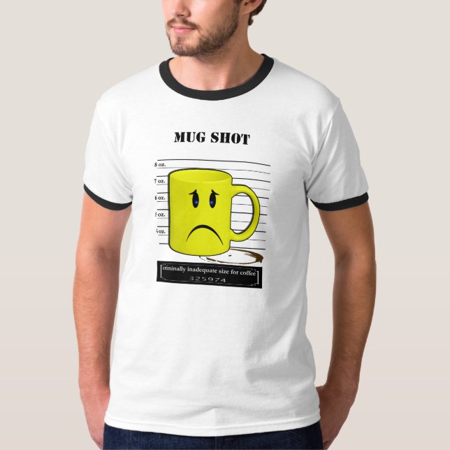 T-shirt Bande dessinée Meme de tasse de tasse de café de (Devant)