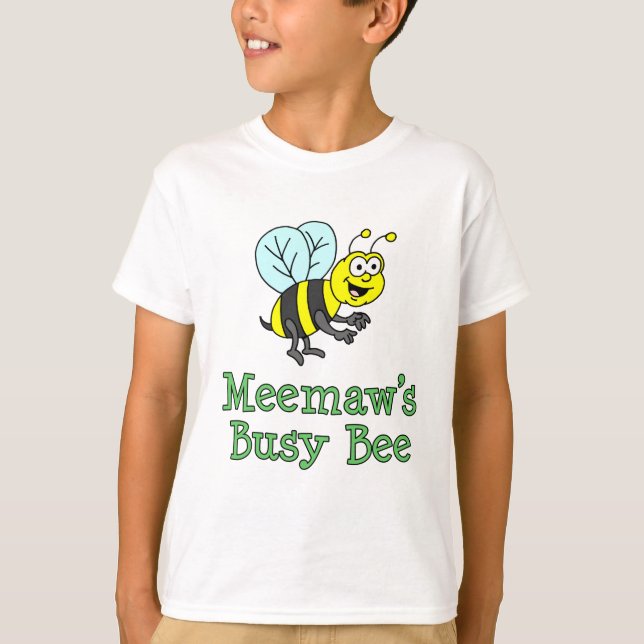 T-shirt Bande dessinée mignonne de la fourmi de Meemaw (Devant)