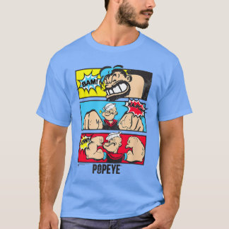 T-shirt Bande dessinée Popeye et Bluto 38964 rétro
