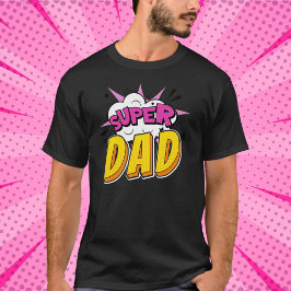 T-shirt Bande dessinée Super Papa