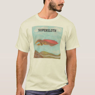 T-shirt bande dessinée survêtue vol avec cape rouge