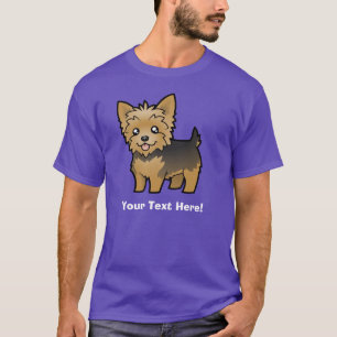 T-shirt Bande dessinée Yorkshire Terrier (cheveux courts