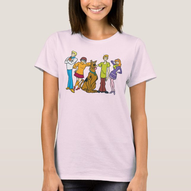 T-shirt Bande entière 14 Mystery Inc (Devant)