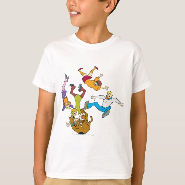T-shirt Bande entière 17 Mystery Inc (Devant)