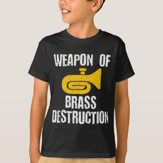 T-shirt Bande Marching Brass Destruction Drôle Tuba