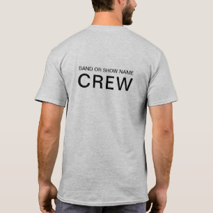 T-shirt Bande personnalisée Afficher le nom de l'équipe d'