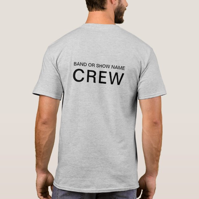 T-shirt Bande personnalisée Afficher le nom de l'équipe d' (Dos)