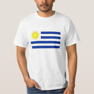 T-shirt Bandeira do Uruguai