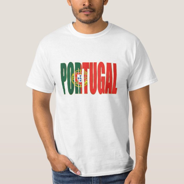 T-shirt Bandeira Portuguesa - por Fãs du "Portugal" de (Devant)