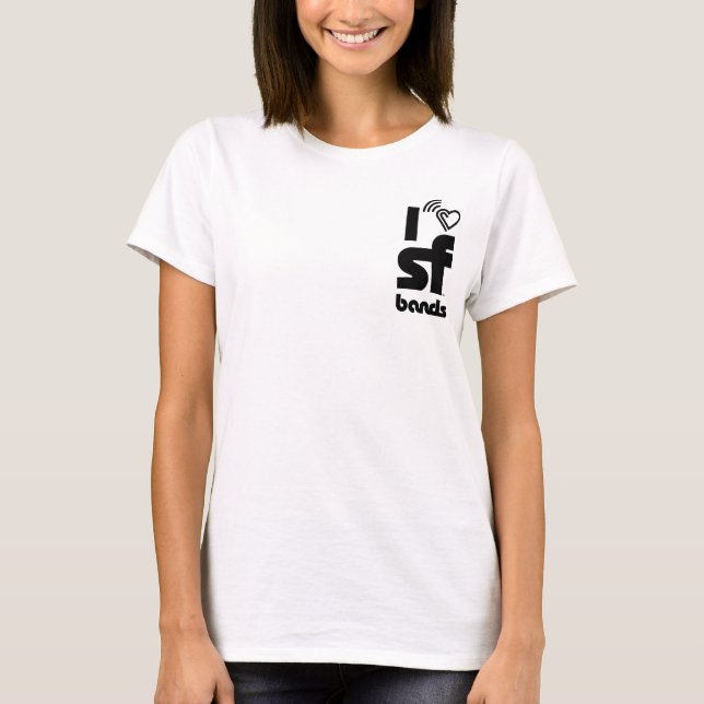 T-shirt Bandes de sf du coeur I (Devant)