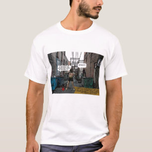 T-shirt bandes dessinées de femme de spandex