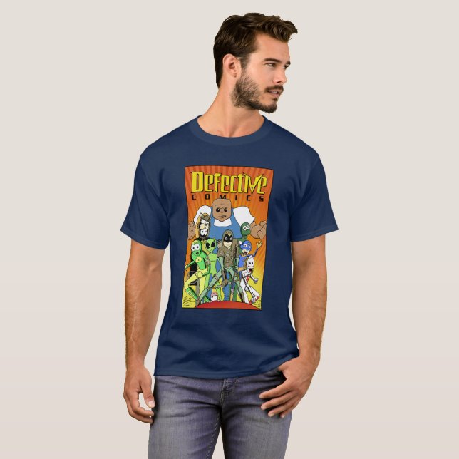 T-shirt Bandes dessinées défectueuses "roi conception de (Devant entier)