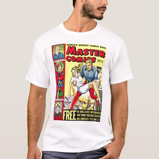 T-shirt Bandes dessinées principales #1 (Devant)