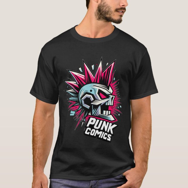 T-shirt Bandes dessinées Punk (Devant)