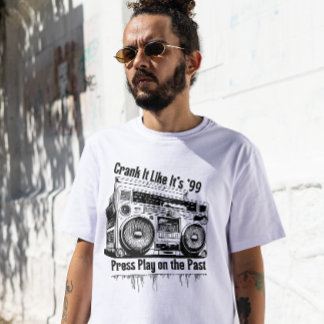 T-shirt Bandes mixtes, Bass et Jours de rembobinage – Musi