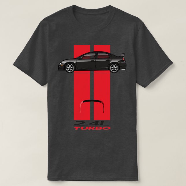 T-shirt Bandes Noir Rouge (Design devant)