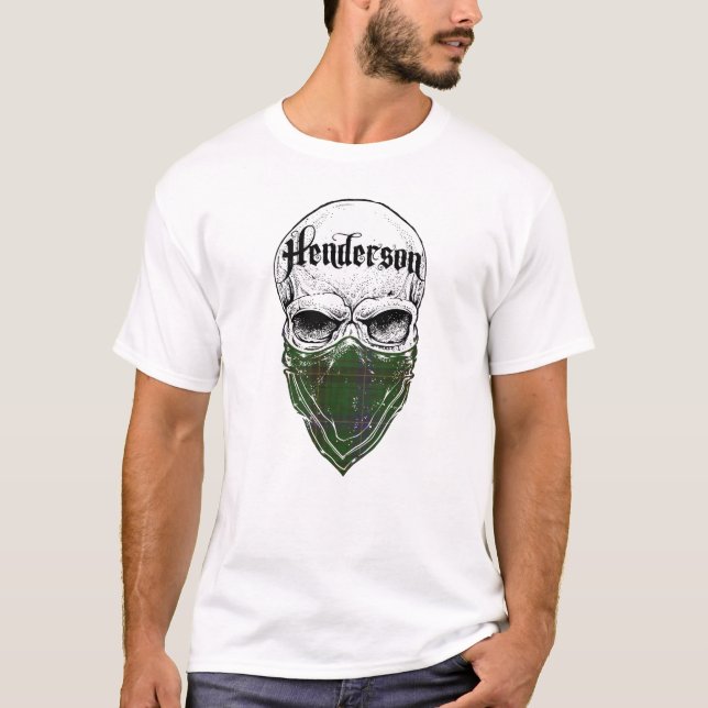 T-shirt Bandit de tartan de Henderson (Devant)