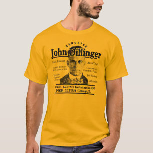 T-shirt Bandit John Dillinger