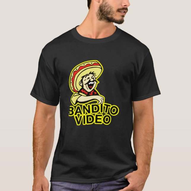 T-SHIRT BANDITO VIDÉO ET STICKER (Devant)
