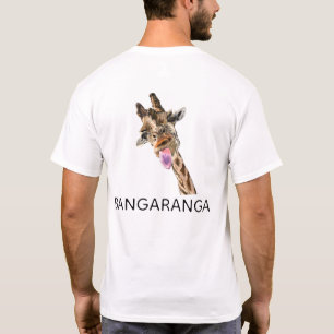 T-Shirt Bangaranga avec une girafe drôle
