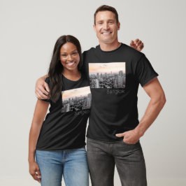 T-shirt Bangkok Skyline Sunset Panorama BKK Thaïlande