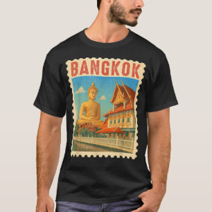 T-shirt Bangkok Thaïlande Voyage Souvenir Bouddha Thaïland