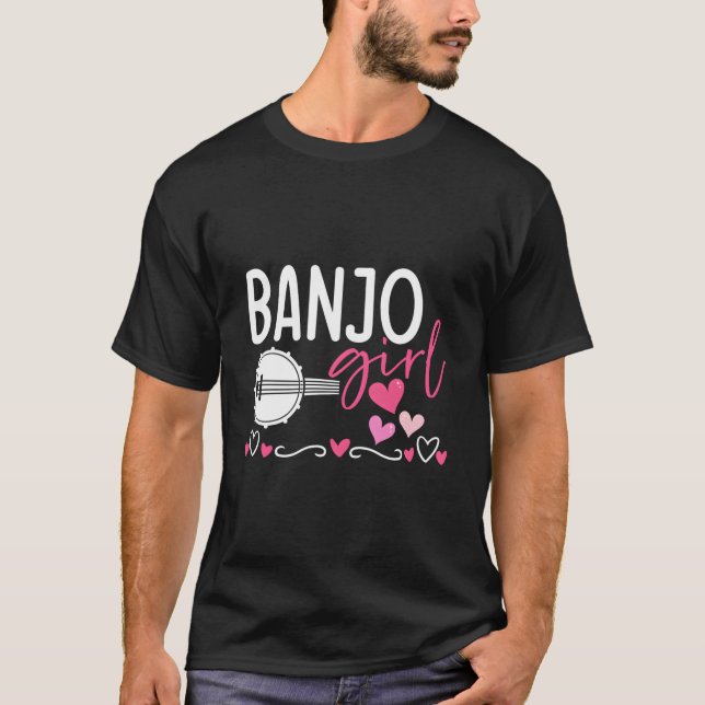 T-shirt Banjo Bluegrass Banjo Player (Devant)