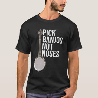 T-shirt Banjo cadeau drôle Slogan Bluegrass Design
