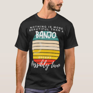 T-shirt Banjo Charm : Embrassez la double beauté dans ce T