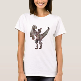 T-shirt Banjo jouant le Velociraptor