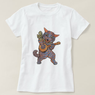 T-shirt Banjo Jouer au chat