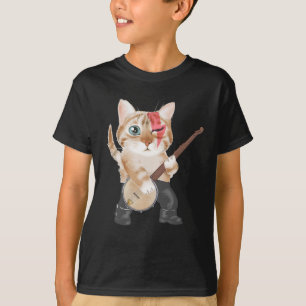 T-shirt Banjo jouer au chat Folk Country Music Lover