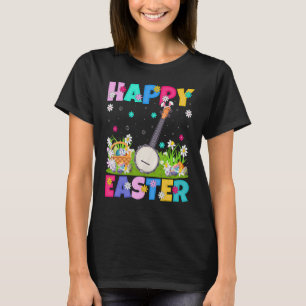 T-shirt Banjo Musique Joyeux Bunny de Pâques Banjo Pâques