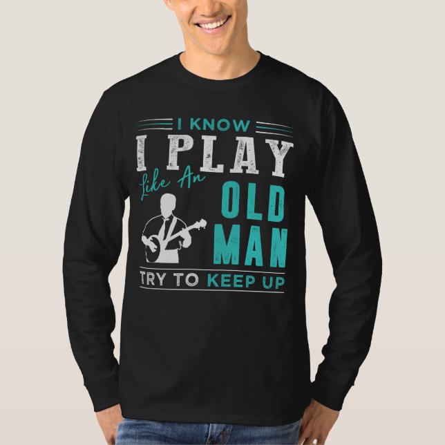 T-shirt Banjo Virtuoso : Continuez avec mon Hilariquement  (Devant)