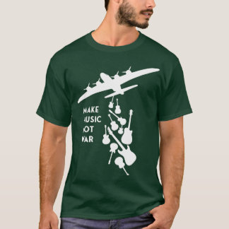 T-shirt Banksy faire de la musique pas blanc