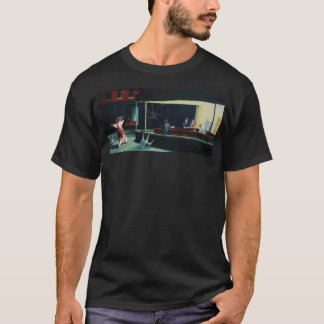 T-shirt Banksy Nighthawawks Anteater Edward Hopper